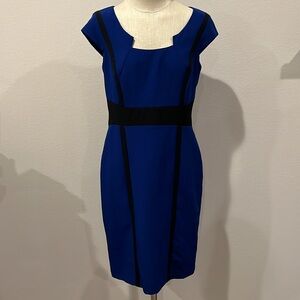 Blue And Black Dress